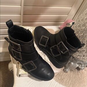 Stylish Black Kids Boots